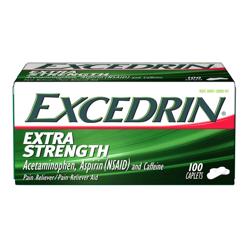 Excedrin® Extra Strength Acetaminophen / Aspirin / Caffeine Pain Relief, Sold As 1/Bottle Novartis 00067200091