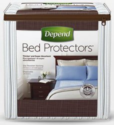 Depend® Bed Protectors Thicker And Super Absorbent Underpad, Sold As 24/Case Kimberly 46961