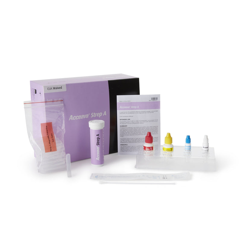 Acceava® Strep A Infectious Disease Immunoassay Respiratory Test Kit, Sold As 50/Kit Abbott 4580295008