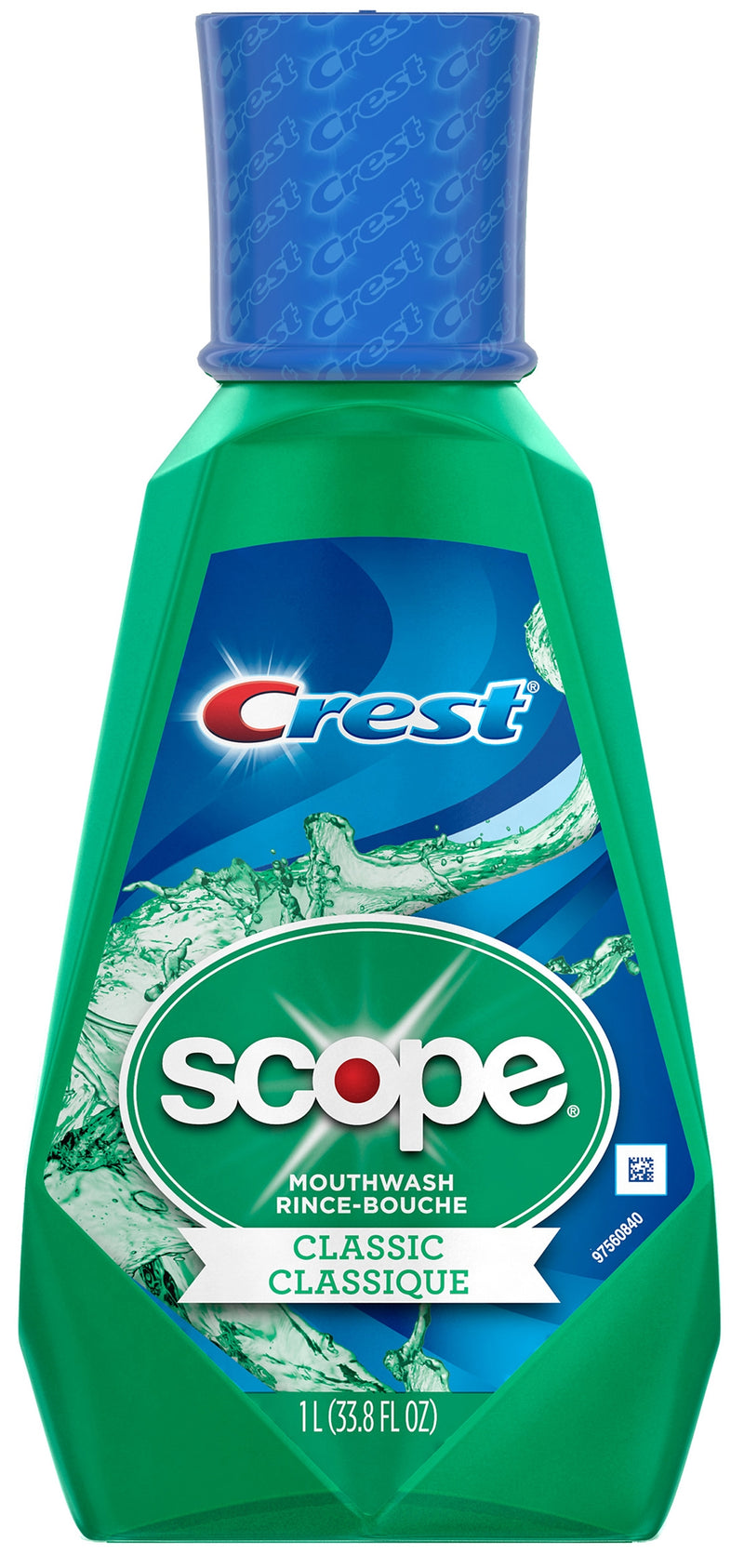 Scope, Mouthwash Original Mint1L, Sold As 1/Each Procter 03700095662