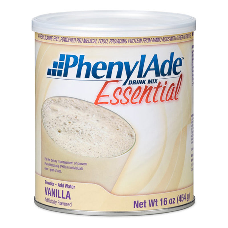 Phenylade® Essential Vanilla Drink Mix For The Dietary Management Of Phenylketonuria, 1 Lb. Can, Sold As 4/Case Nutricia 119869