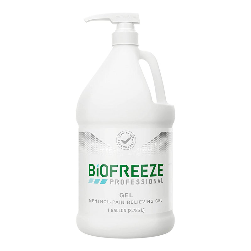 Biofreeze Professional Pain Relieving Gel, 1 Gallon Pump Bottle, Sold As 4/Case Boxout Rkt3209984