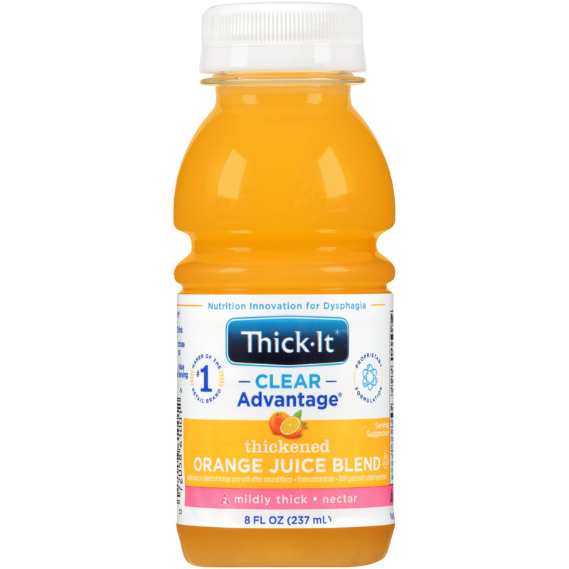 Thick-It® Clear Advantage® Nectar Consistency Orange Thickened Beverage, 8 Oz. Bottle, Sold As 1/Each Kent B476-L9044
