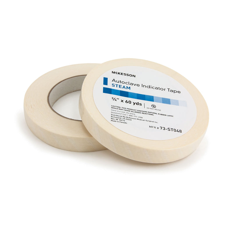 Mckesson Steam Indicator Tape, ½ Inch X 60 Yard, Sold As 24/Case Mckesson 73-St48