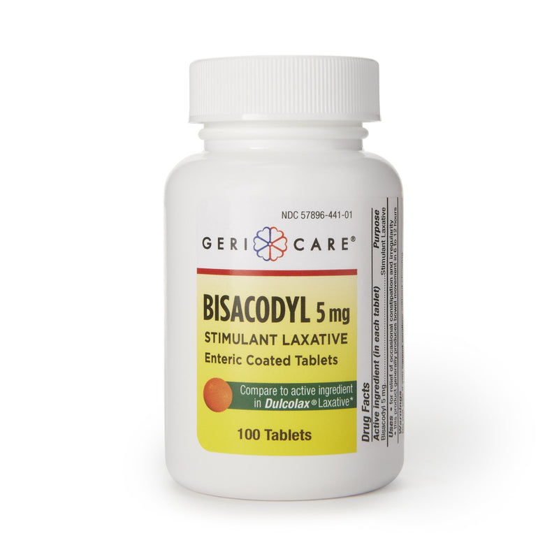 Geri-Care® Bisacodyl Laxative, Sold As 100/Bottle Geri-Care 441-01-Gcp
