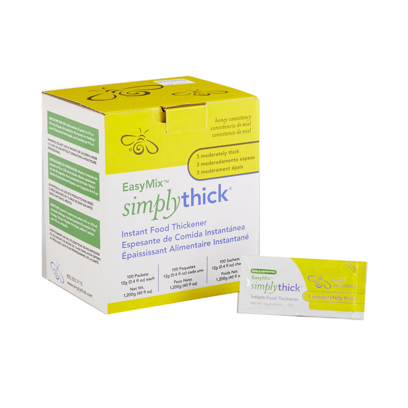 Easymix™ Simplythick® Food Thickener, Honey Consistency, 12-Gram Packet, Sold As 100/Box Simply Stind100L3