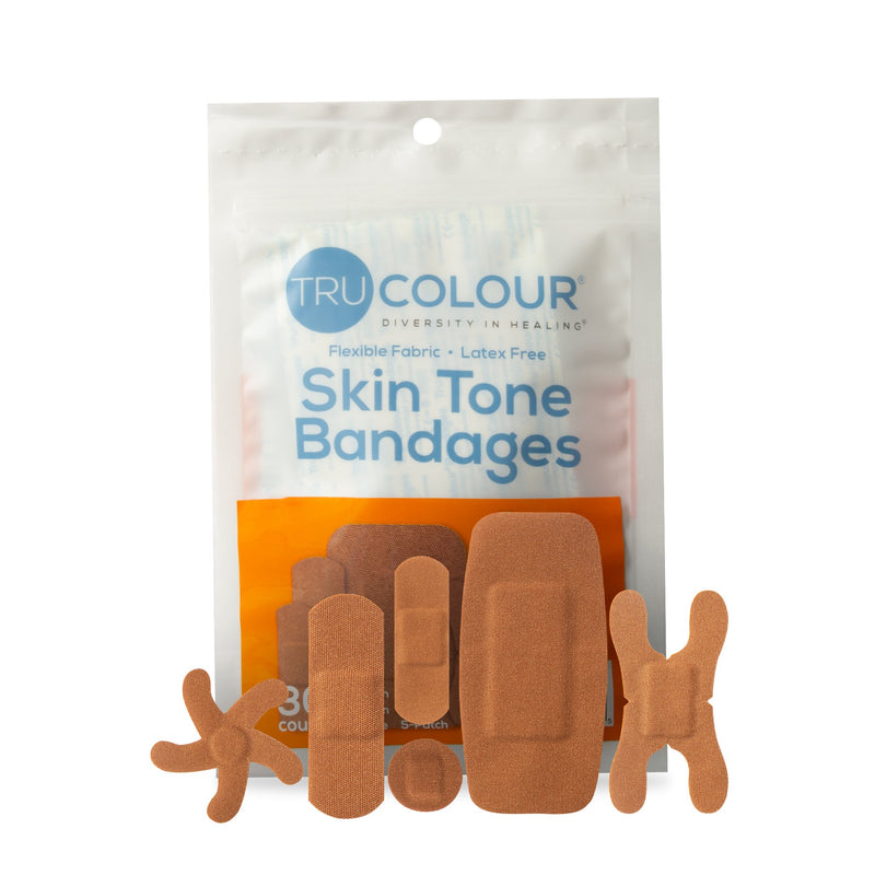 Trucolour® Brown Adhesive Strips, Assorted Shapes And Sizes, Sold As 1500/Case Tru-Colour Tcb-Nasd