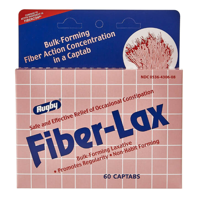 Fiber-Lax Calcium Polycarbophil Laxative, Sold As 1/Each Major 00536430608