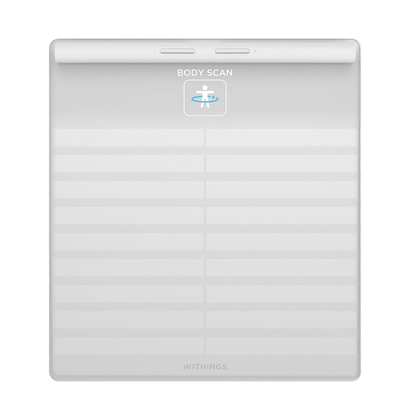 Withings Body Scan Wifi Smart Scale, White, Sold As 1/Each Withings Wbs08-White-All-Inter