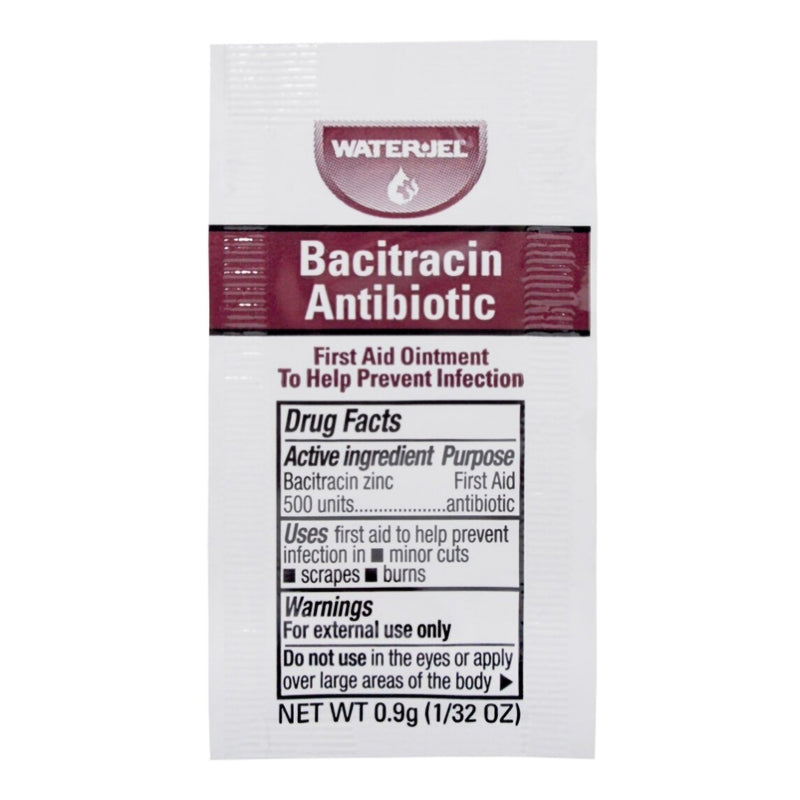 Water Jel® Bacitracin Zinc First Aid Antibiotic, Sold As 25/Box Safeguard Wjba1800.00.000