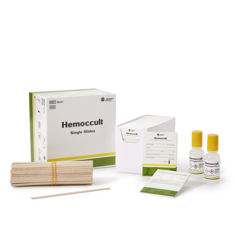 Hemoccult® Single Slides Fecal Occult Blood Colorectal Cancer Screening Test Kit, Sold As 1000/Case Hemocue 60151A