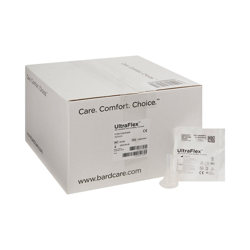 Bard Ultraflex® Male External Catheter, Intermediate, Sold As 100/Box Bard 33103