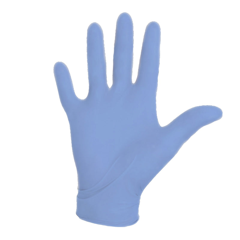 Aquasoft® Nitrile Standard Cuff Length Exam Glove, Small, Blue, Sold As 3000/Case O&M 43933