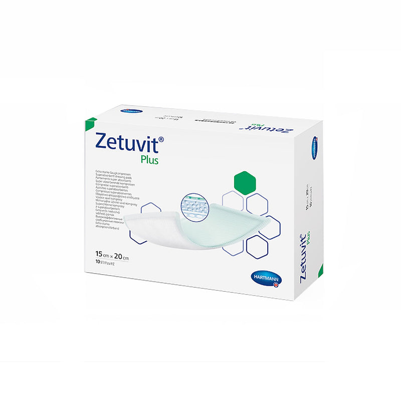 Zetuvit® Plus Sterile Superabsorbent Dressing, 6 X 8 Inch, Sold As 1/Each Hartmann 413112