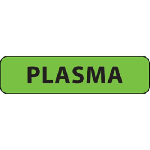 Label, Plasma 1 1/4"X5/16" Flursnt Grn (760/Rl) Proftp, Sold As 1/Roll Precision Mv01Fg0959