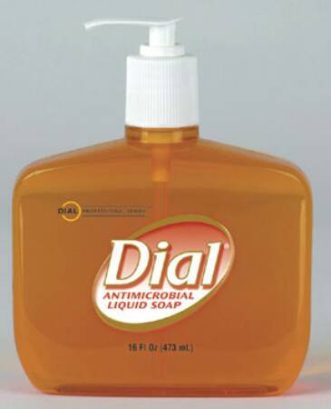 Dial® Antimicrobial Soap 16 Oz. Pump Bottle, Sold As 12/Case Lagasse Dia80790Ct