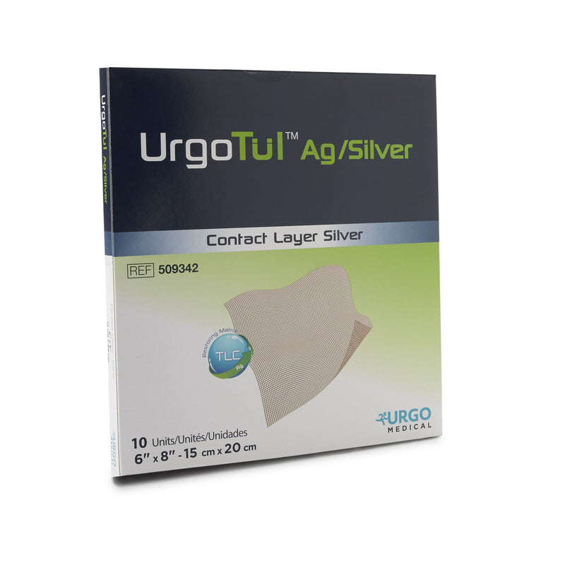 Restore™ Silver Wound Contact Layer Dressing, 6 X 8 Inch, Sold As 1/Each Urgo 509342