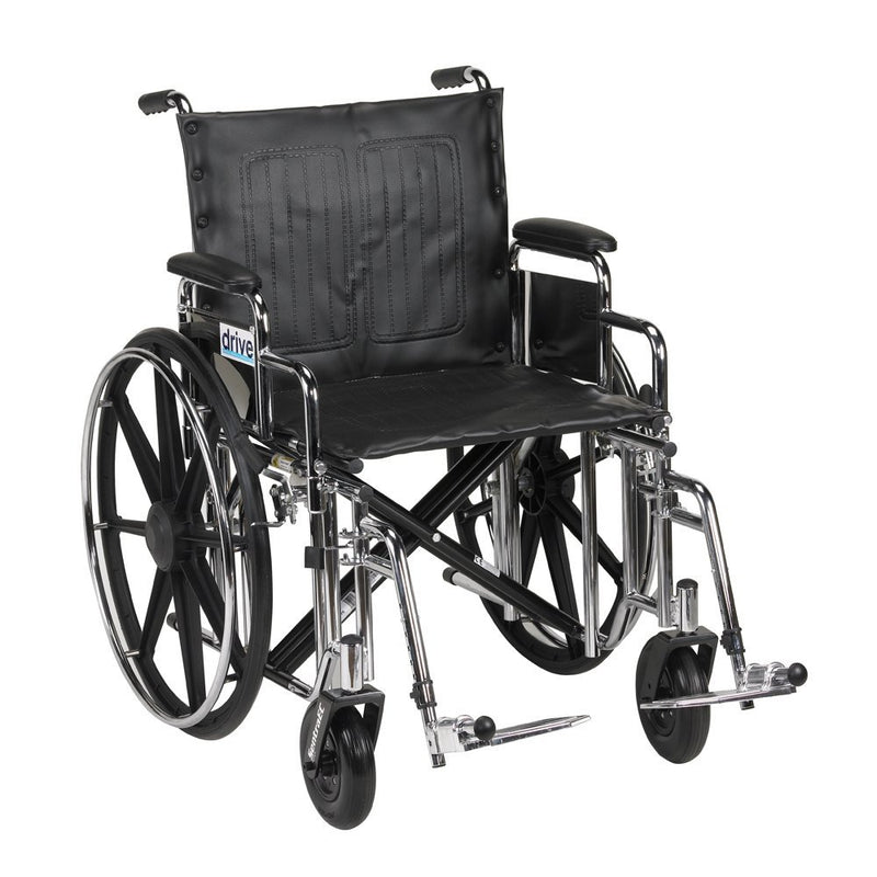 Drive™ Sentra Extra Hd Bariatric Wheelchair, 20-Inch Seat Width, Sold As 1/Each Drive Std20Dda-Sf