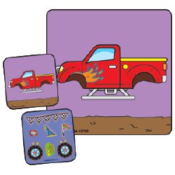Sticker, Make A Monster Truck (90/Rl), Sold As 1/Roll Medibadge 2789