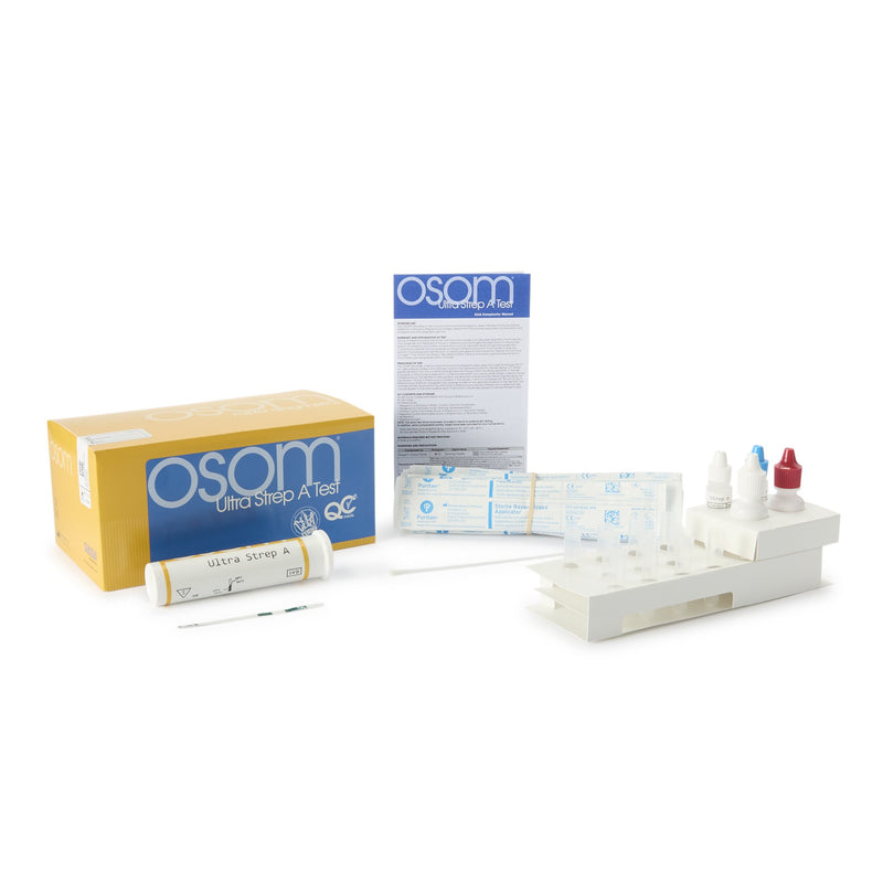 Osom® Ultra Strep A Infectious Disease Immunoassay Respiratory Test Kit, Sold As 900/Case Sekisui 149
