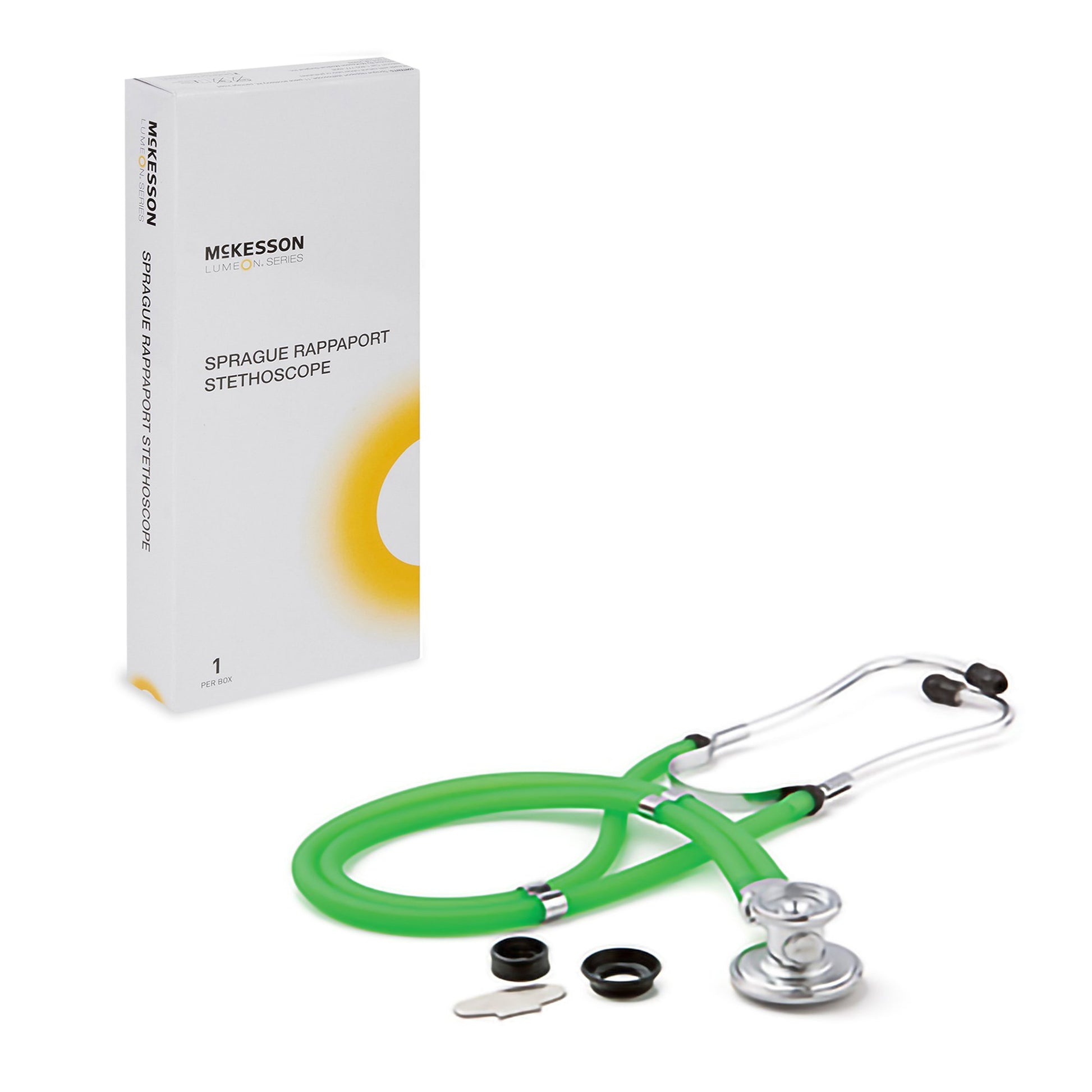 Mckesson Sprague-Rappaport Stethoscope, 22 In., Green, Sold As 1/Each Mckesson 641Ngrmm