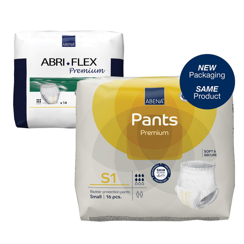Abri-Flex™ Premium S1 Absorbent Underwear, Small, Sold As 84/Case Abena 41071