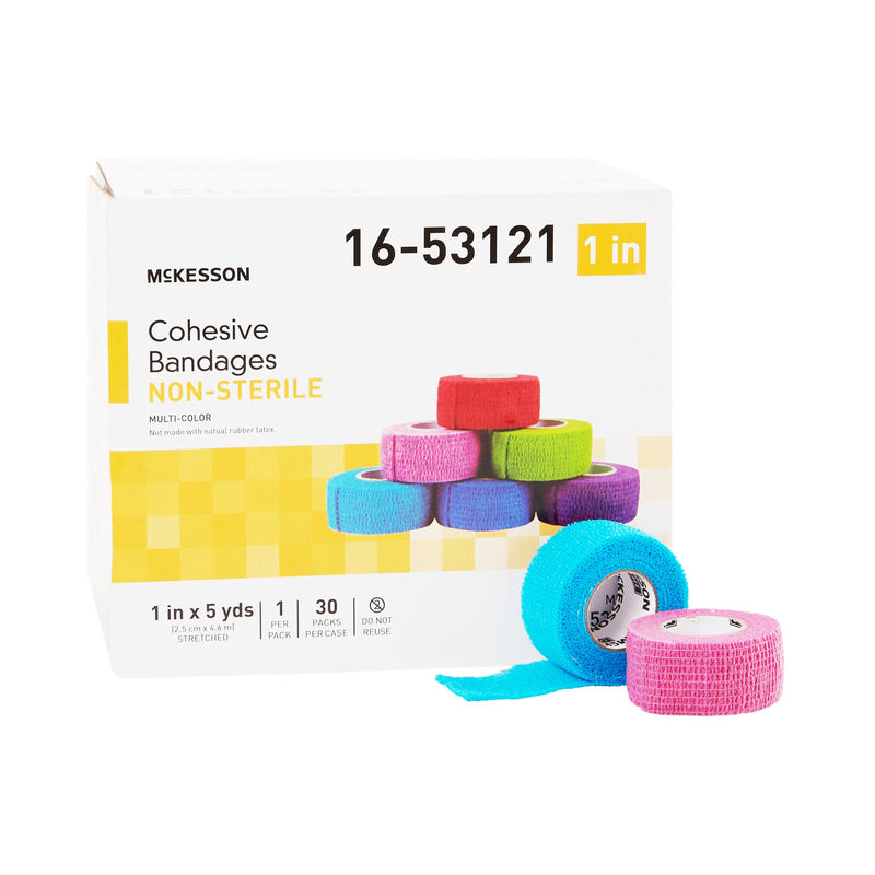 Mckesson Self-Adherent Closure Cohesive Bandage, 1 Inch X 5 Yard, Sold As 1/Each Mckesson 16-53121