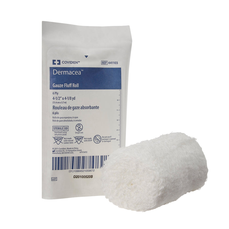 Dermacea™ Sterile Fluff Bandage Roll, 4-1/2 Inch X 4-1/10 Yard, Sold As 1/Roll Cardinal 441103