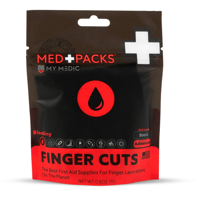 My Medic Med Packs First Aid Kit For Finger Cuts – Emergency Supplies In Portable Pouch, Sold As 1/Each Mymedic Mm-Med-Pack-Fgr-Cut-Ea-V2