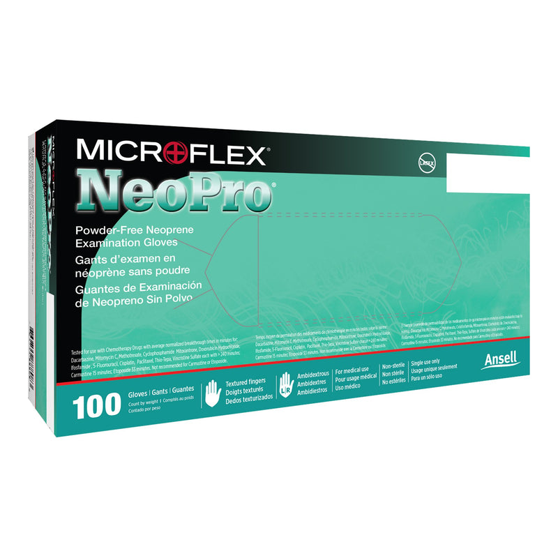 Neopro® Polychloroprene Exam Glove, Large, Green, Sold As 10/Case Microflex Npg-888-L