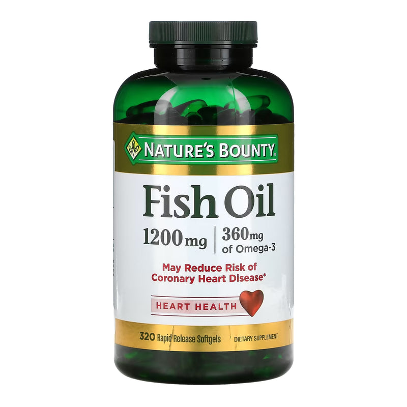 Fish Oil, Cap Sgel Natures Bounty 1200Mg (320/Bt), Sold As 1/Bottle Us 07431227602