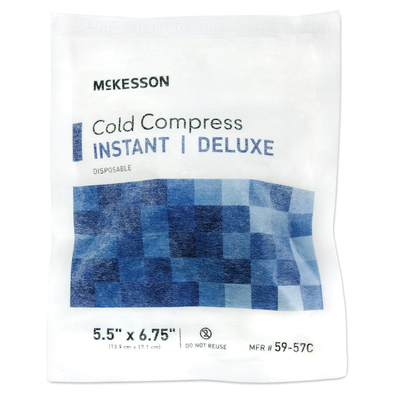 Mckesson Deluxe Soft Cloth Instant Cold Pack, 5½ X 6¾ Inch, Sold As 24/Case Mckesson 59-57C