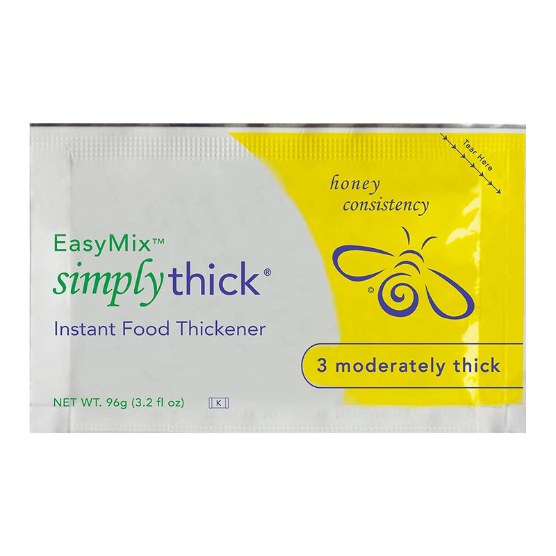 Simplythick® Easy Mix™ Food And Beverage Thickener, Unflavored Gel, Honey Consistency, Sold As 25/Box Simply Stbulk25L3