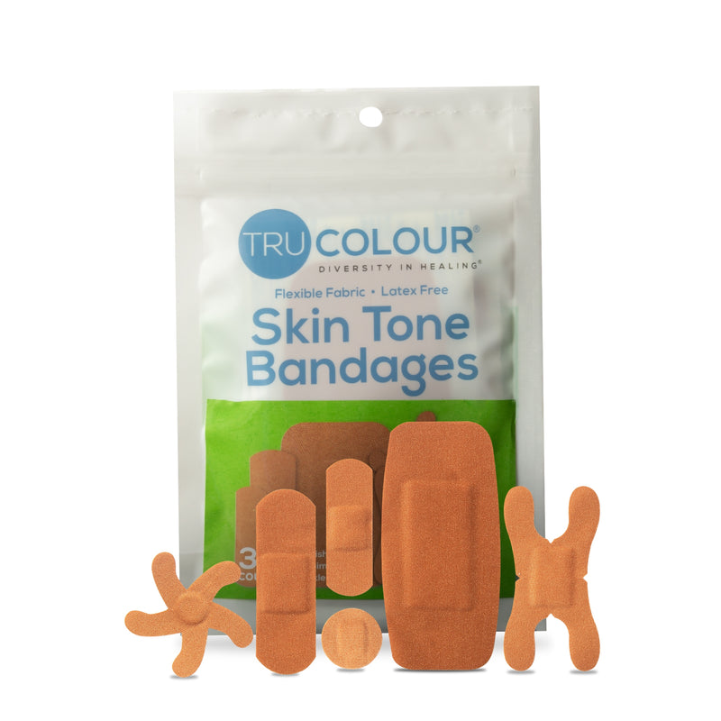 Trucolour® Olive Adhesive Strips, Assorted Shapes And Sizes, Sold As 1500/Case Tru-Colour Tcb-Gasd