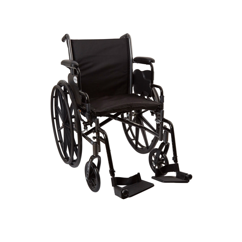 Mckesson Lightweight Wheelchair, 18 Inch Seat Width, Sold As 1/Each Mckesson 146-K318Dda-Sf