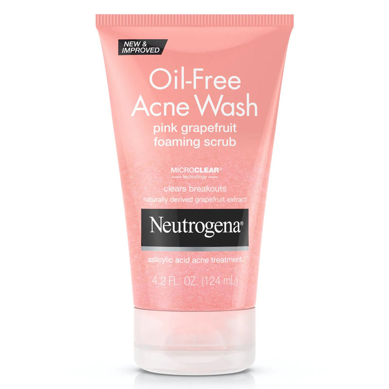 Neutrogena® Oil-Free Acne Wash Pink Grapefruit Foaming Scrub, 4.2 Oz., Sold As 1/Each J 07050105360