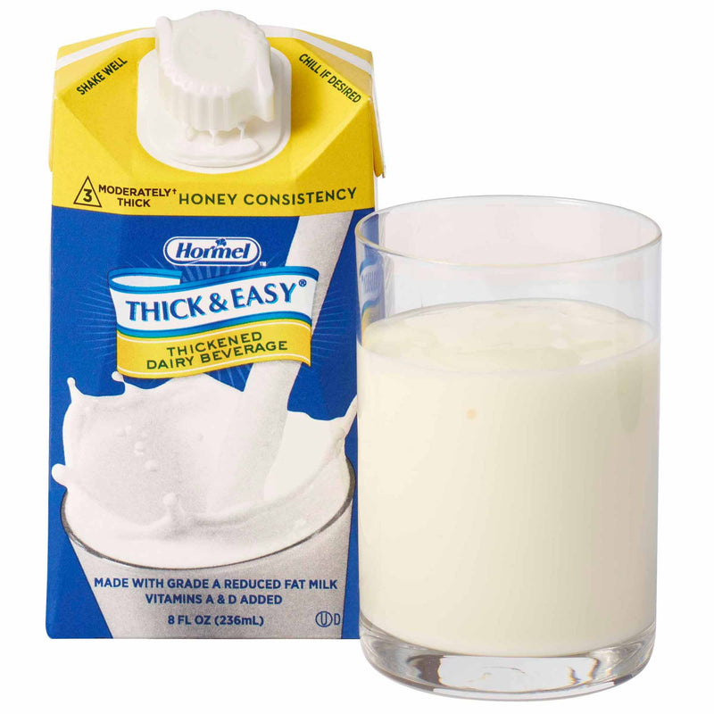 Thick & Easy® Dairy Honey Consistency Milk Thickened Beverage, 8 Oz. Carton, Sold As 27/Case Hormel 41805