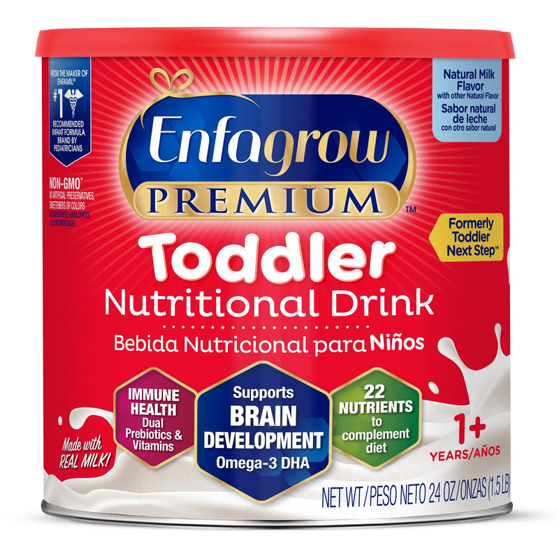 Enfagrow Premium™ Toddler Next Step® Natural Milk Pediatric Oral Supplement, 24-Ounce Can, Sold As 1/Each Mead 167206