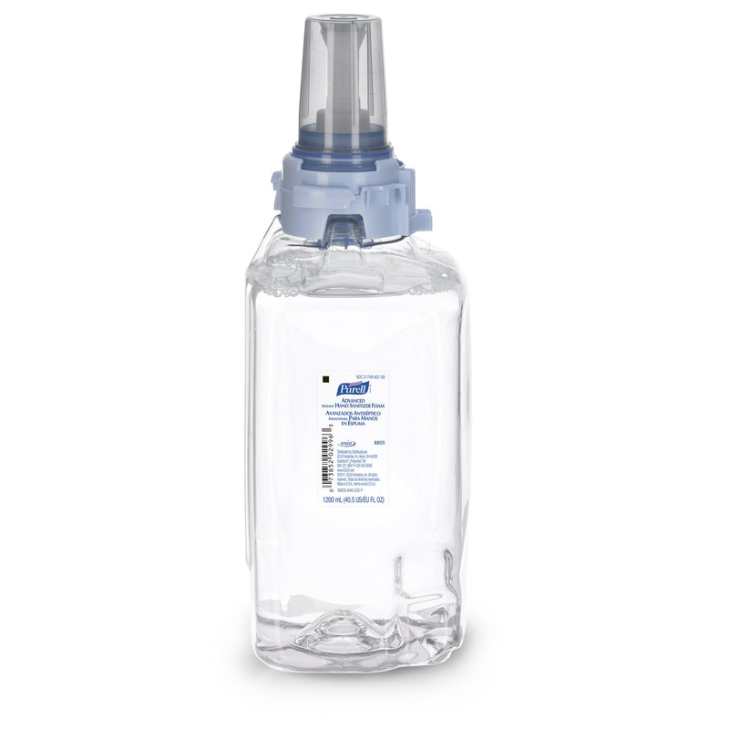 Purell Advanced Hand Sanitizer Foam, 70% Ethyl Alcohol, 1,200 Ml Refill Bottle, Sold As 3/Case Gojo 8805-03