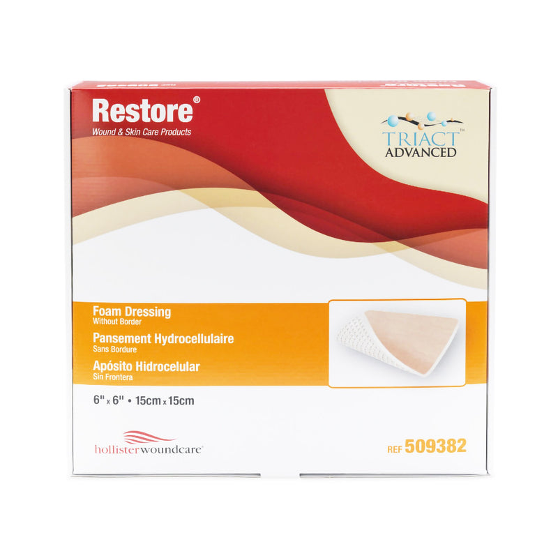 Restore™ Foam Dressing, 6 X 6 Inch, Sold As 10/Box Urgo 509382