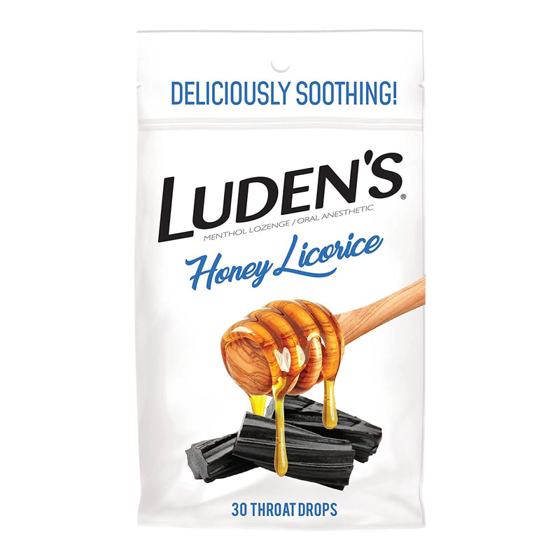 Ludens Throat, Loz Honey Licorice (30/Bg), Sold As 30/Bag Prestige 81483201042