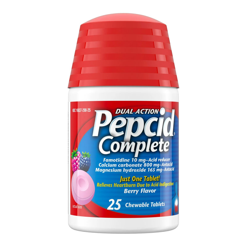 Pepcid Complete, Tab Chew Berry (25/Bt), Sold As 1/Bottle J 71683729125