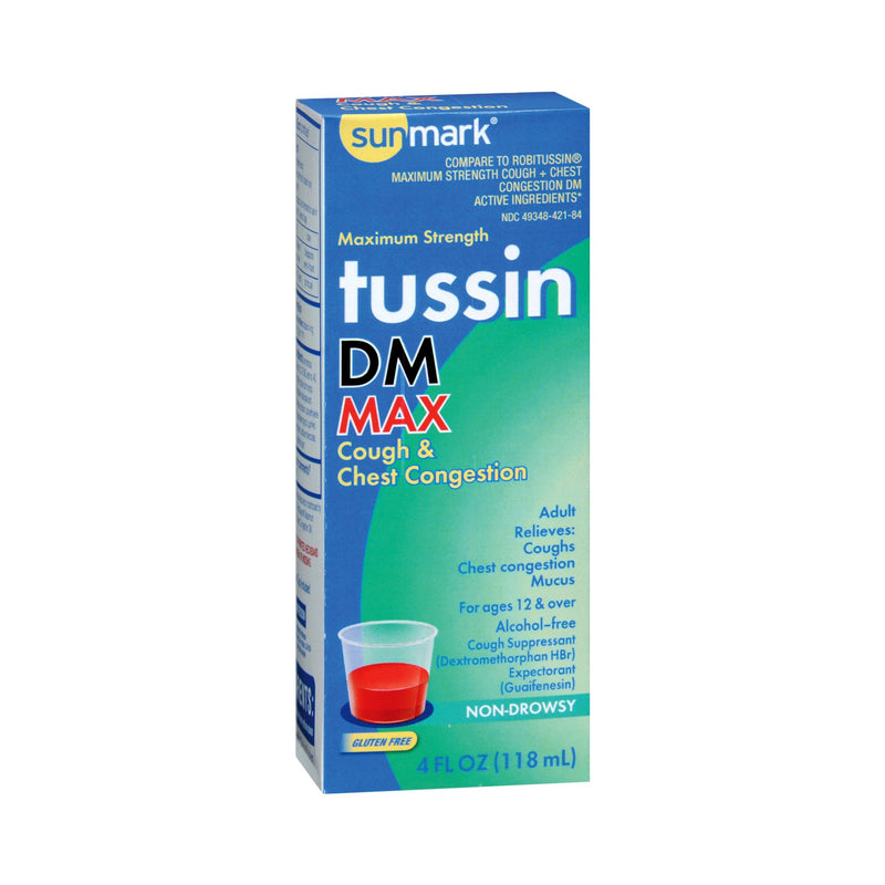 Sunmark® Dextromethorphan / Guaifenesin Cold And Cough Relief, Sold As 1/Each Mckesson 70677004801