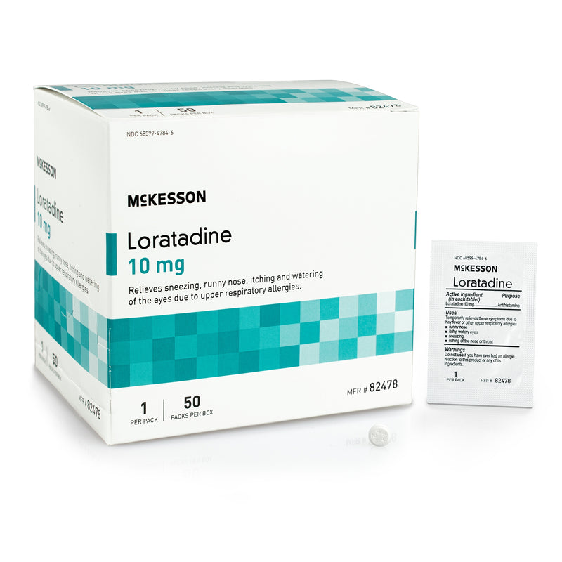 Mckesson Loratadine Allergy Relief, Sold As 50/Box Mckesson 82478