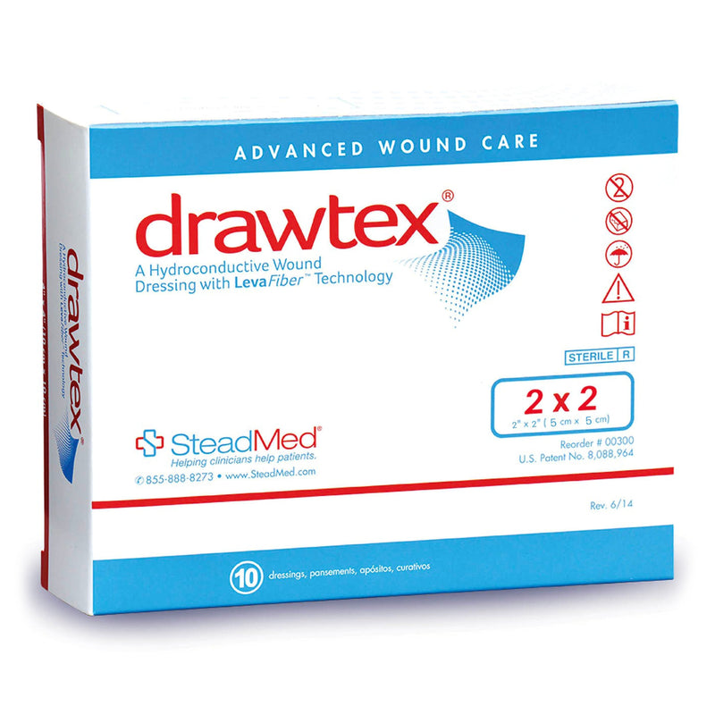Drawtex® Nonadherent Dressing, 2 X 2 Inch, Sold As 10/Box Urgo 00300