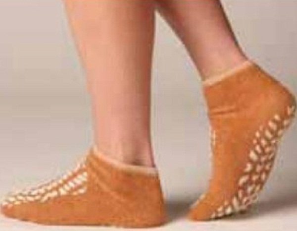 Terry Treads® Slipper Socks, Large, Sold As 48/Case Alba 46012-Lar