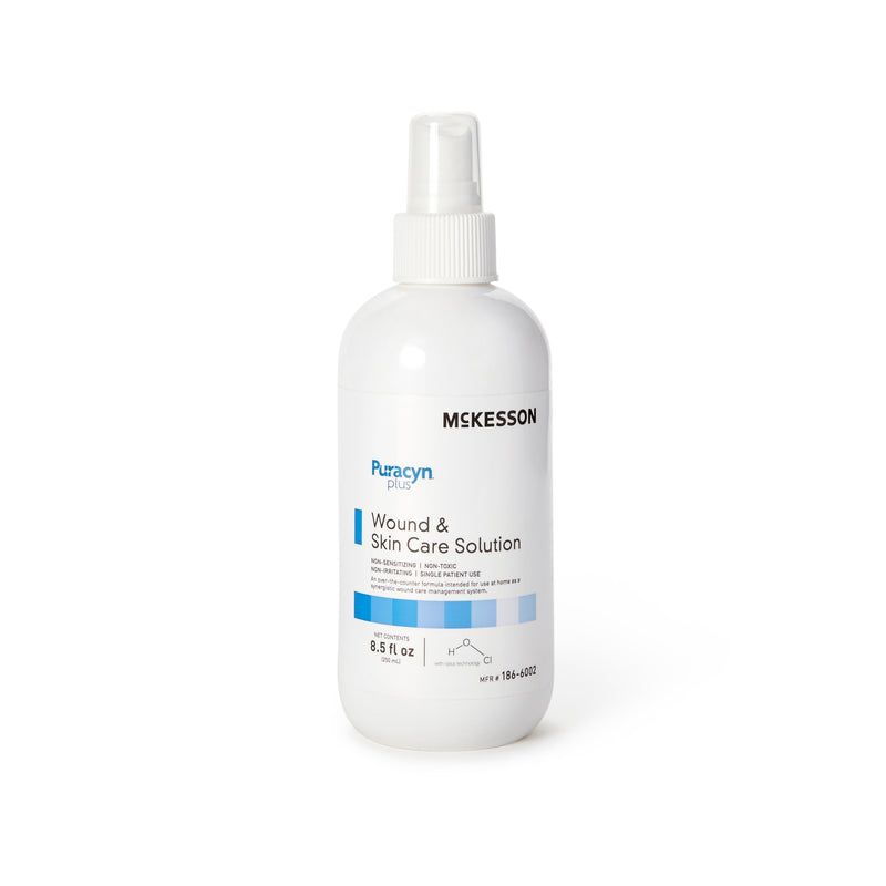 Mckesson Puracyn® Plus Wound Irrigation Solution, 8½ Oz. Pump Bottle, Sold As 6/Case Mckesson 186-6002