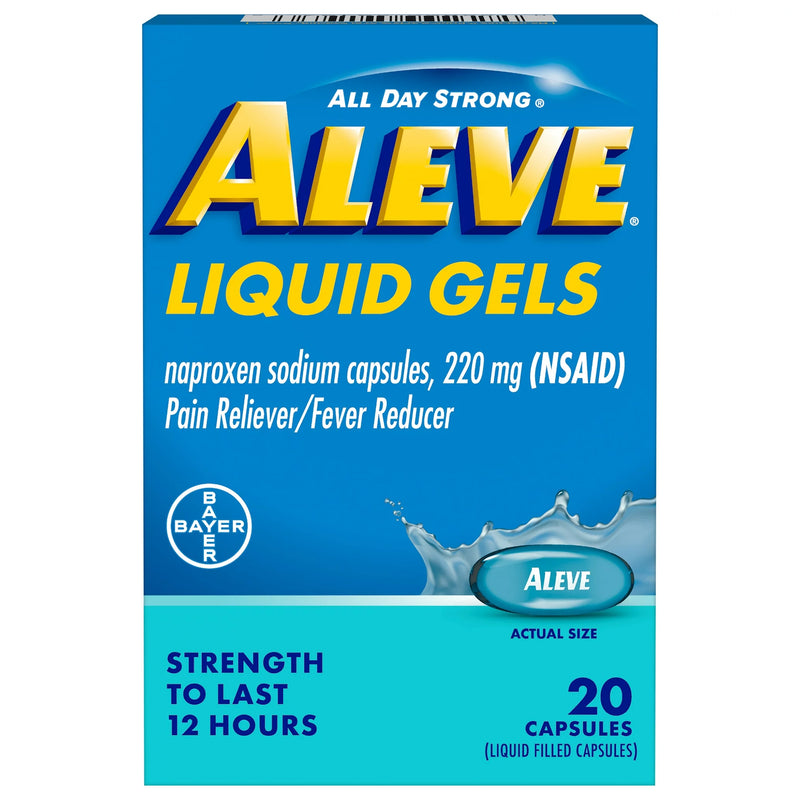 Aleve Liquid Gels, Sold As 1/Bottle Bayer 00280608020