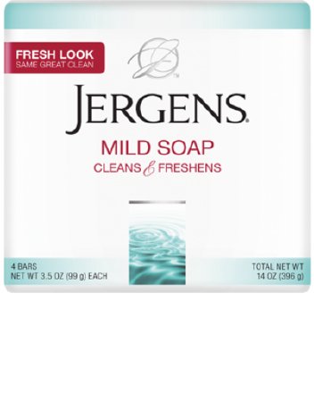 SOAP JERGENS® BAR 3.5 OZ. INDIVIDUALLY WRAPPED SCENTED, SOLD AS 4/PACK, KAO 01910000351