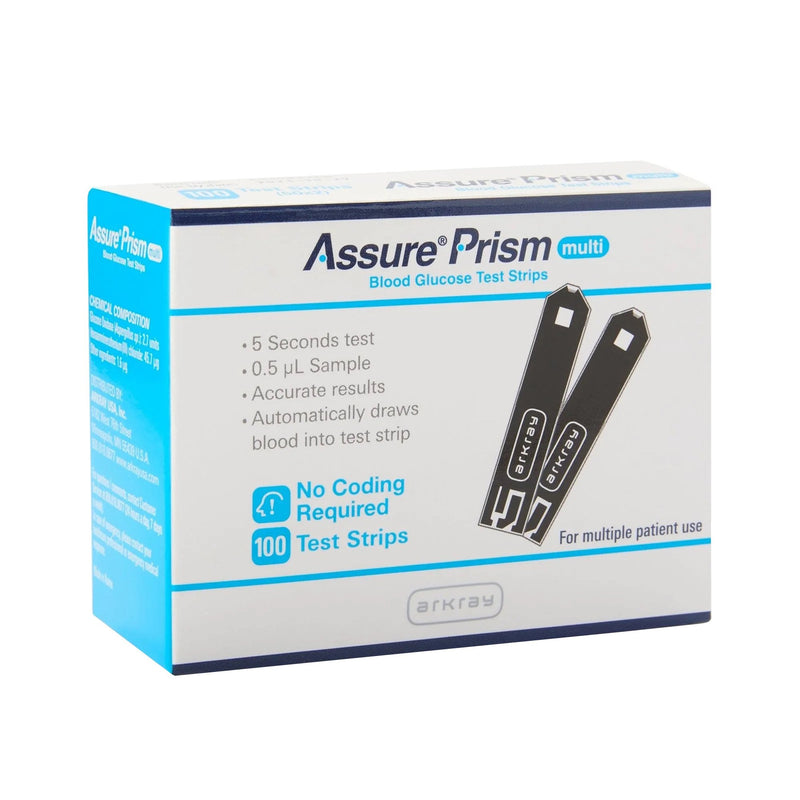 Test Strip, Blood Glucose Assure Prism Multi (50/Bx 12Bx/Cs), Sold As 600/Case Arkray 532050